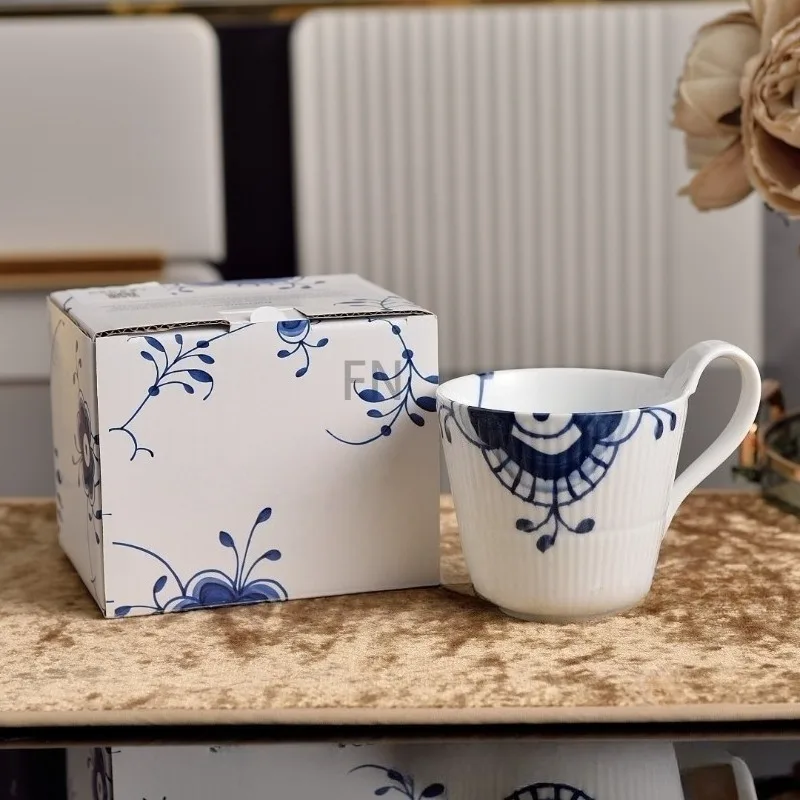 Coffee Tea Set - Nordic Royal Palm Floral Design Coffee