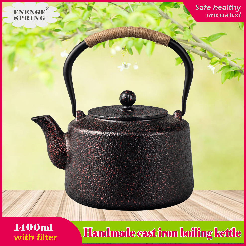 Cast Iron Teapot - Japanese Cast Iron Kettle Handmade Uncoated