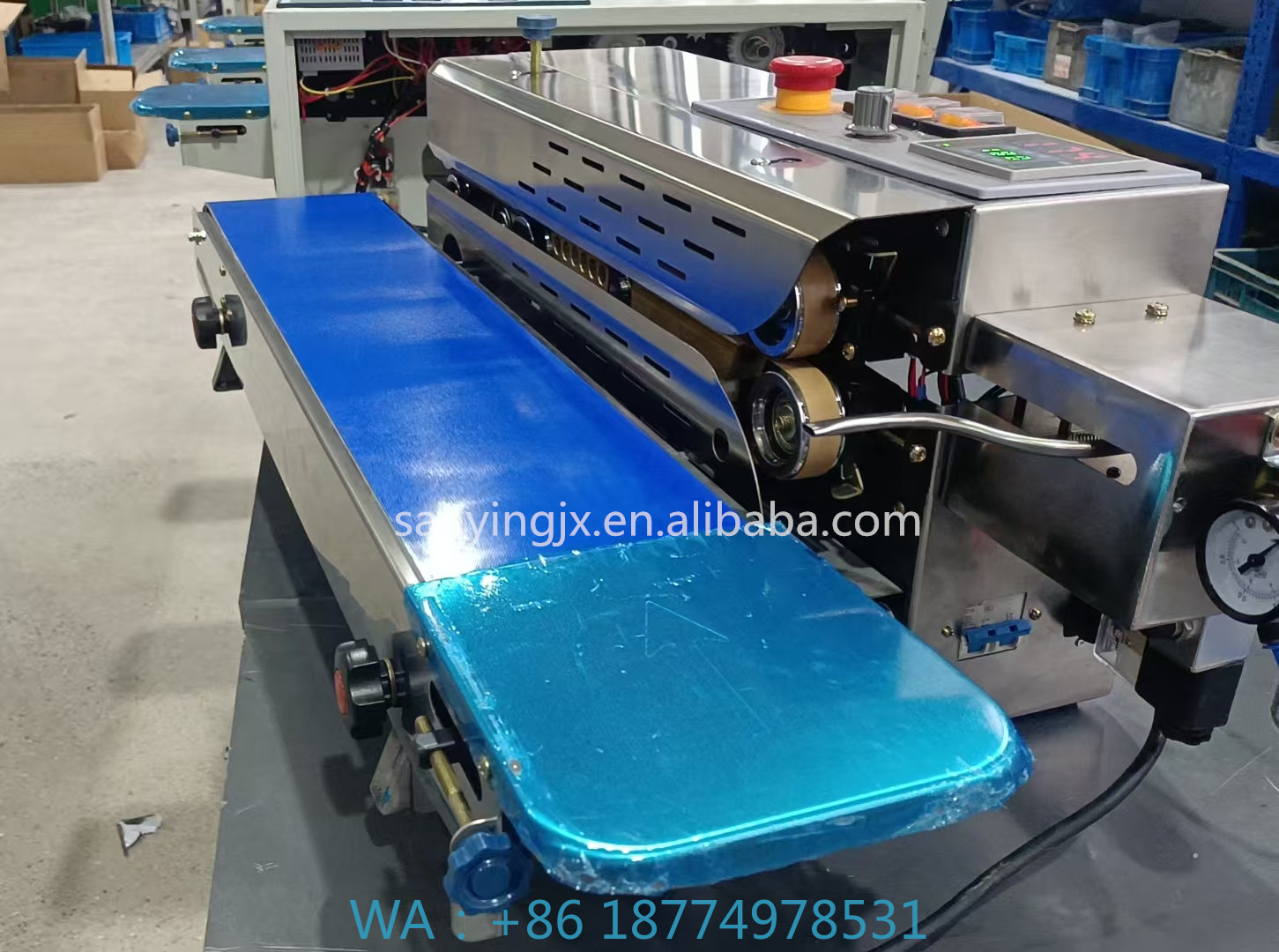 Coffee Bean - Sealer Continuous Flush Plastic Bag Sealing