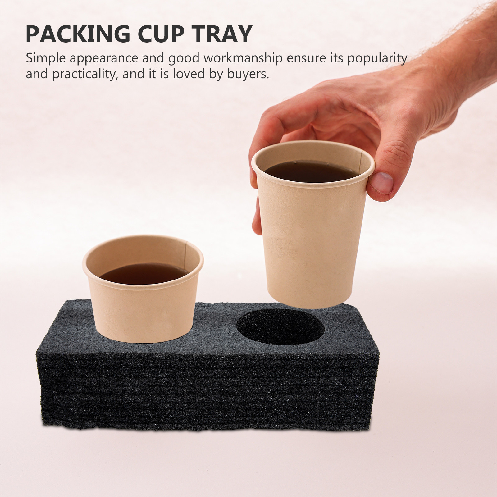 Coffee Tea Drink - 2Pcs Premium Food-Grade Drink Carrier Tray