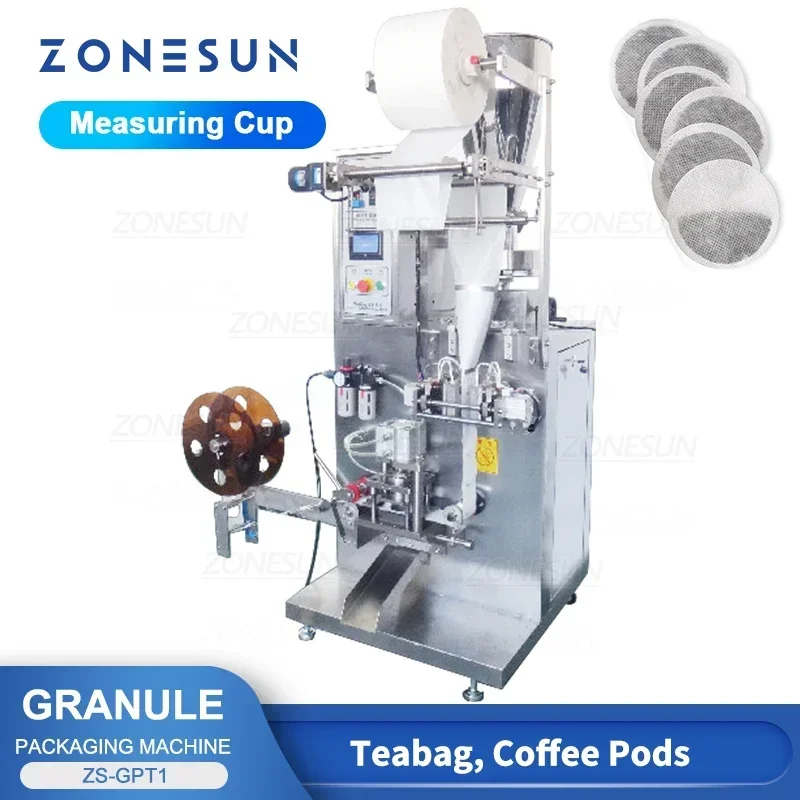Coffee Tea And Bean Leaf - ZONESUN ZS-GPT1 Automatic Teabag Filling and