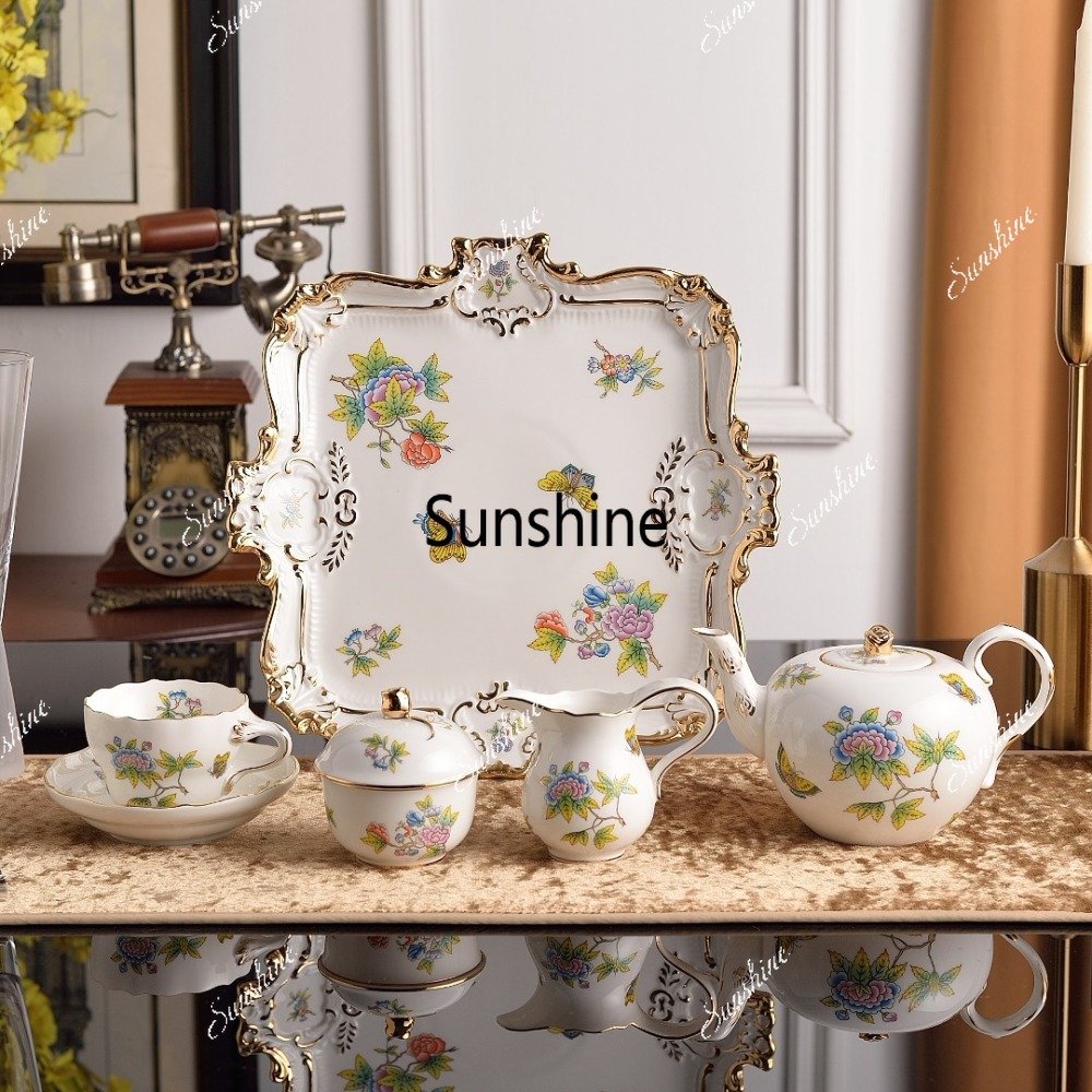 Coffee Tea Garden - Hungarian Floral Garden Afternoon Tea Set