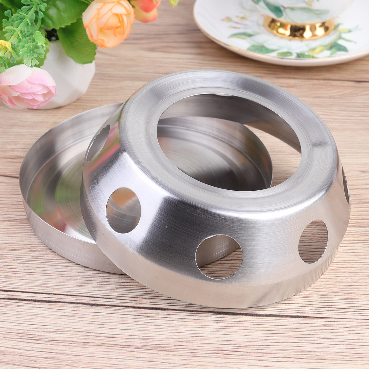 Coffee Tea Home - Versatile Stainless Steel Tea Heater Holder