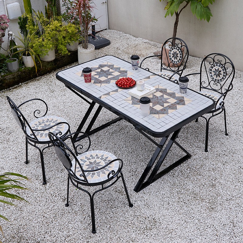 Coffee Tea Garden - Garden Outdoor Table Chair Set Balcony