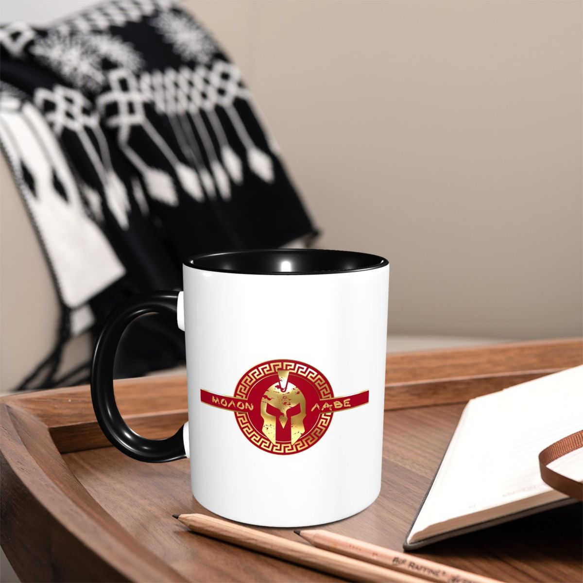 Spartan Sparta Warrior Helmet  - Coffee Tea Logo recension och pris