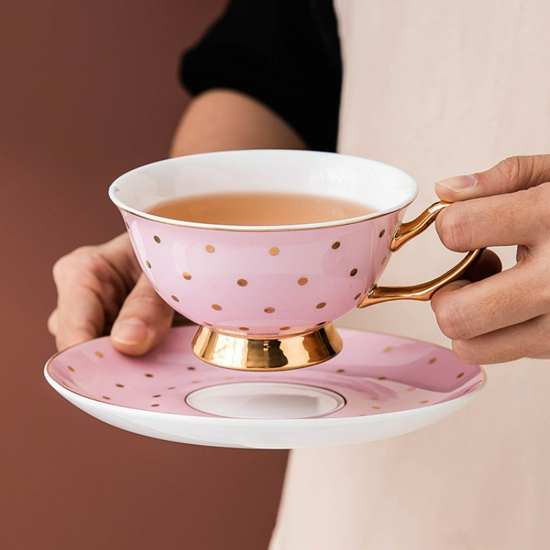 Ceramic Pink Coffee Mugs with  - Coffee Tea Home recension och pris