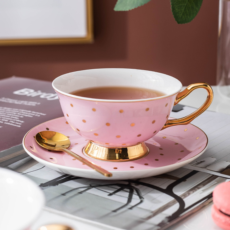 Ceramic Pink Coffee Mugs with  - Coffee Tea Home recension och pris