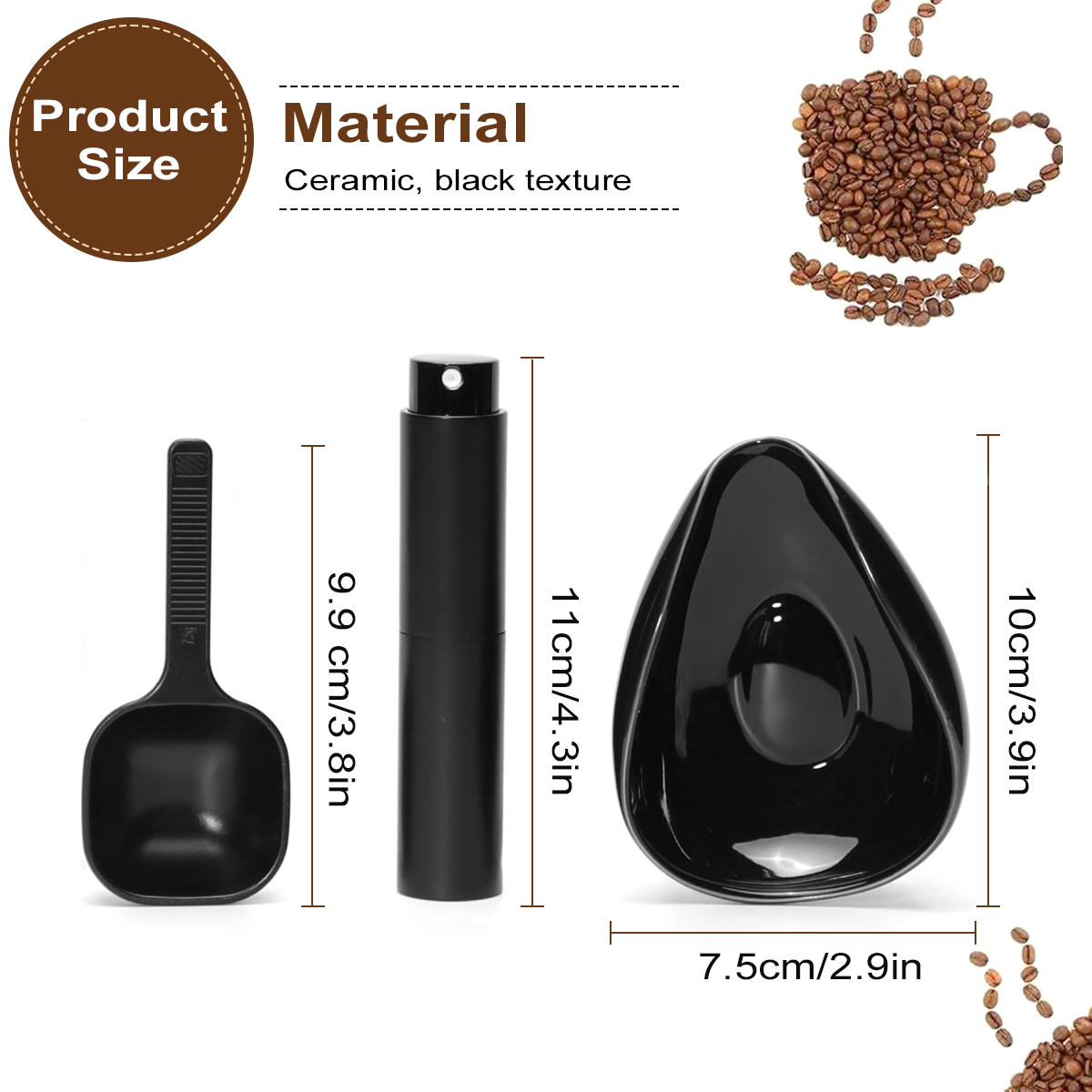 Leeseph Coffee Bean Dosing Cup - Coffee Tea Set recension och pris
