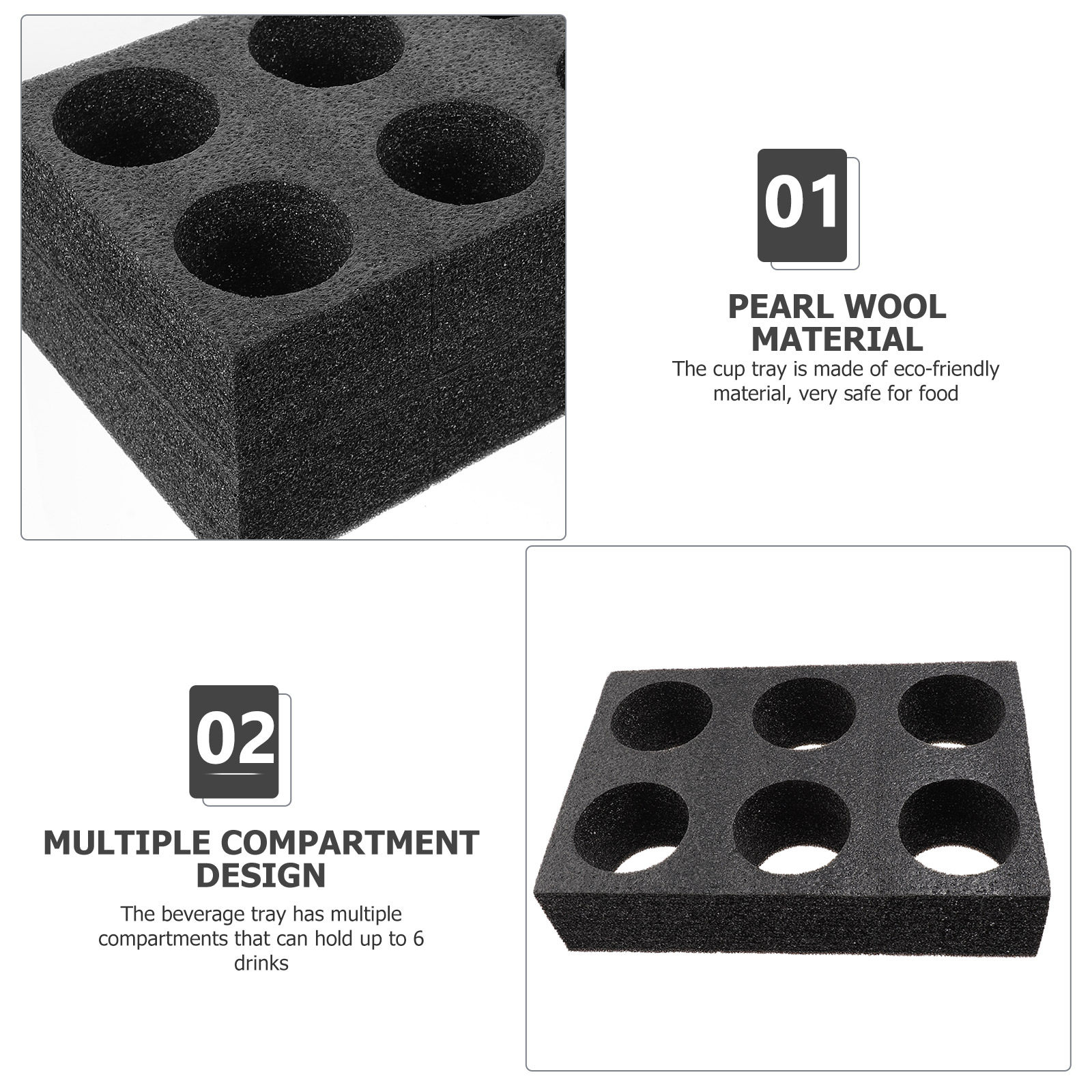 2Pcs Eco-Friendly Biodegradabl - Coffee Tea Drink recension och pris