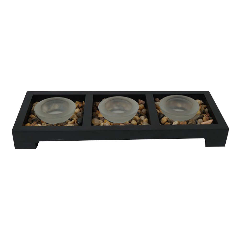 1 Set Glass Tea Light Holders  - Coffee Tea Set recension och pris