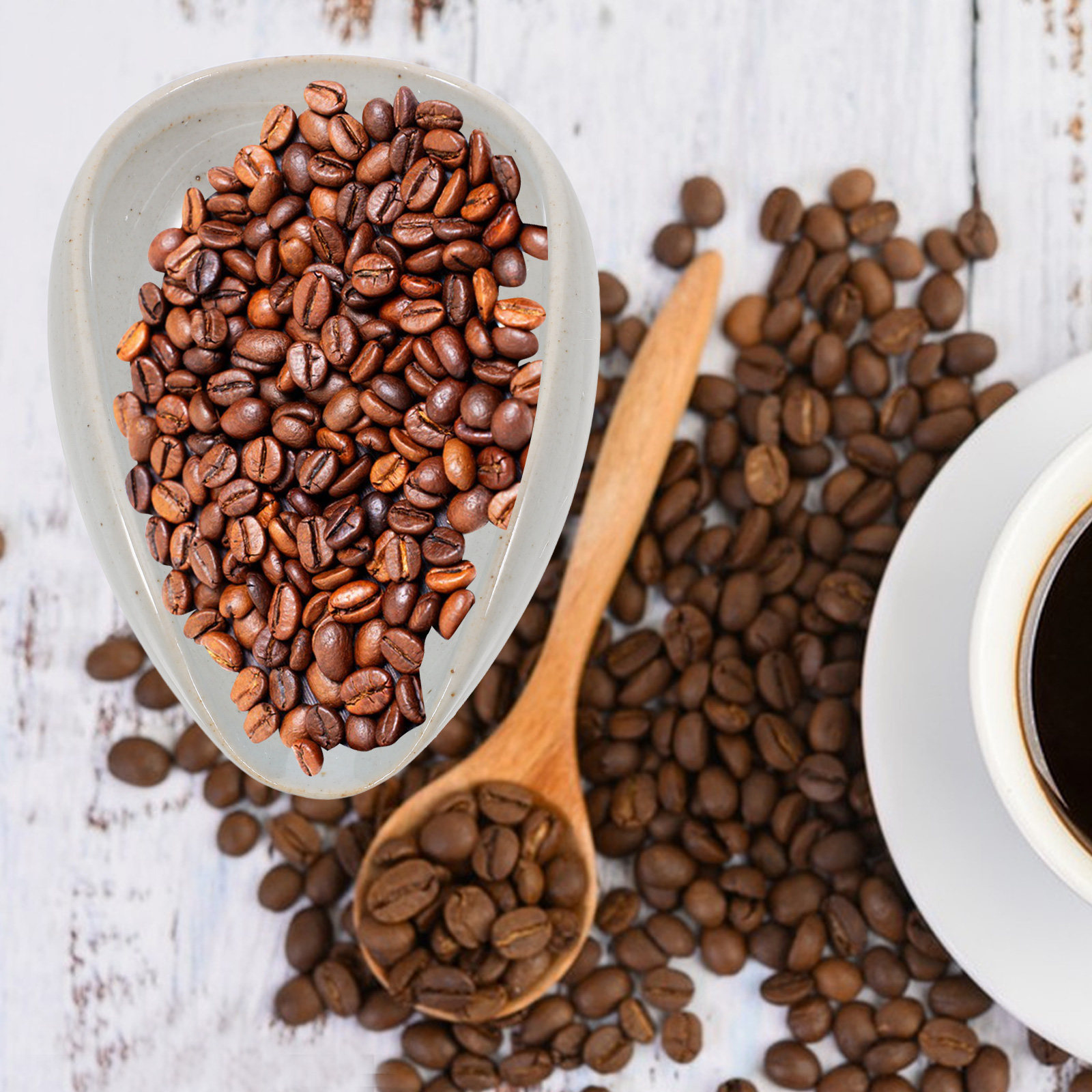 Ceramic Coffee Bean Tray House - Coffee Tea And Bean Leaf recension och pris