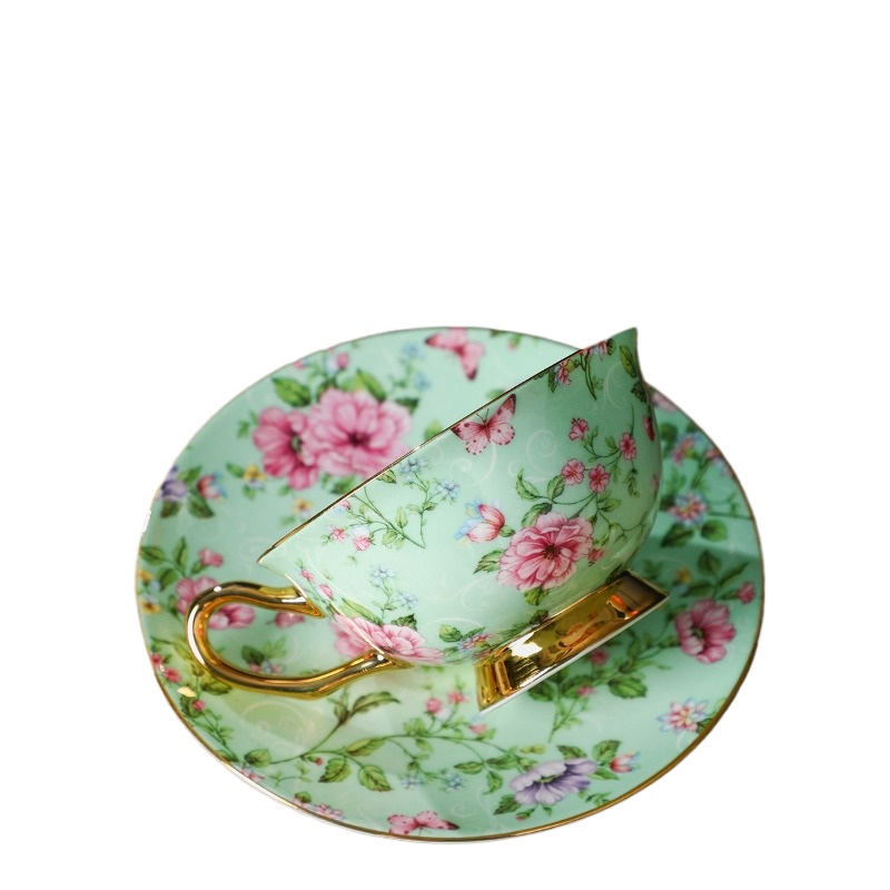 Bone china coffee cup tea cup  - Coffee Tea Set recension och pris