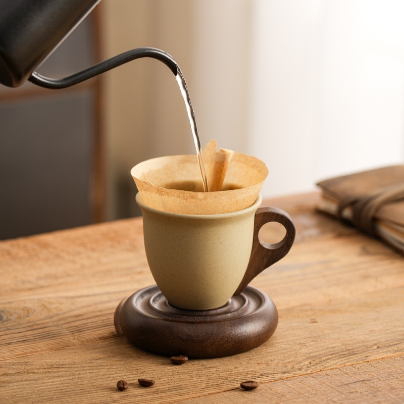 Creative Brown Ceramic and Woo - Coffee Tea Garden recension och pris