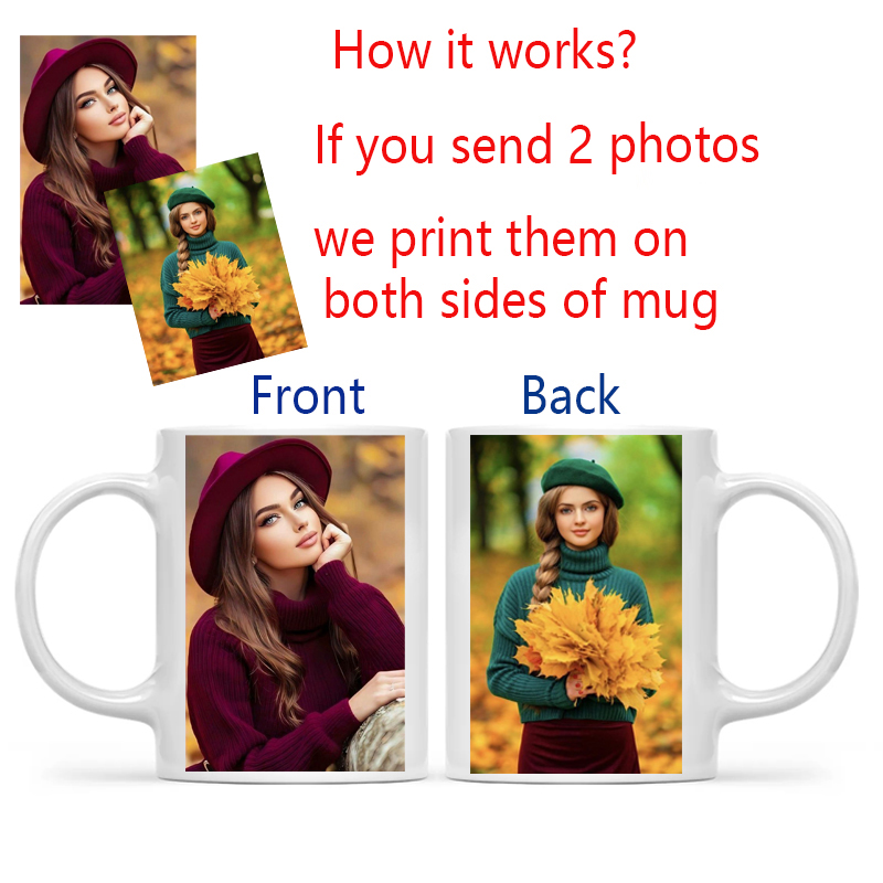 Personalized Your Photo Mug, C - Coffee Tea Logo recension och pris
