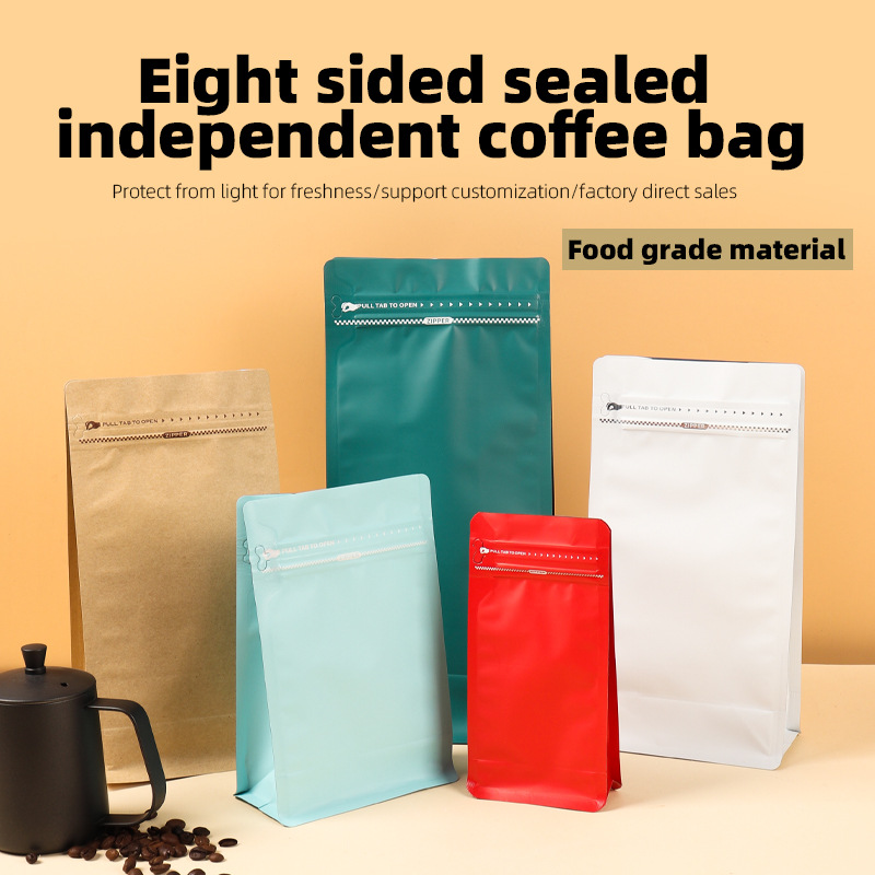 Aluminum Foil Stand-up Pouches - Coffee Bean recension och pris
