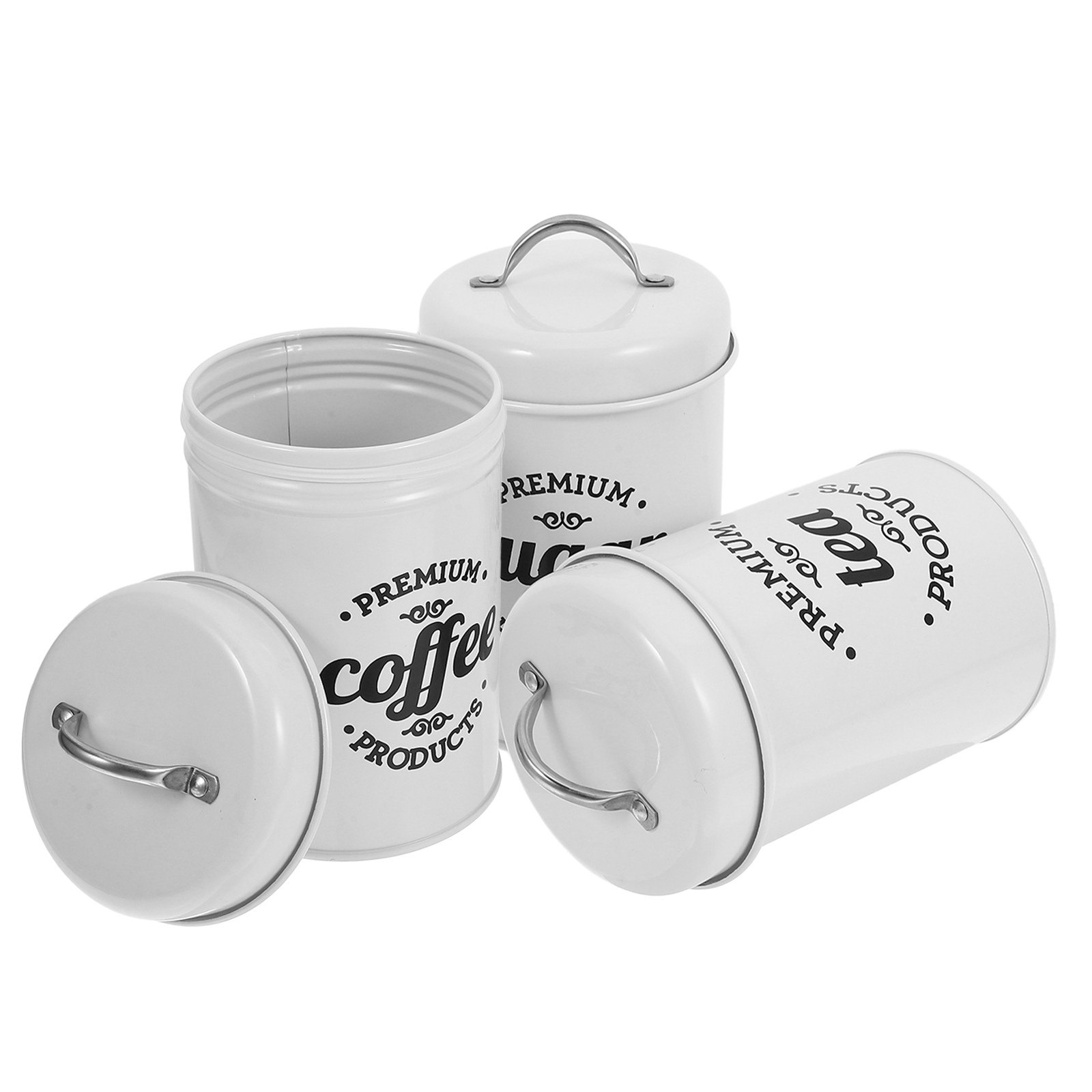 Sealed Iron Canister Set Elega - Coffee Tea Set recension och pris