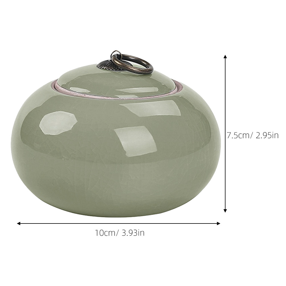 Ceramic Tea Canister Airtight  - Coffee Tea And Bean Leaf recension och pris