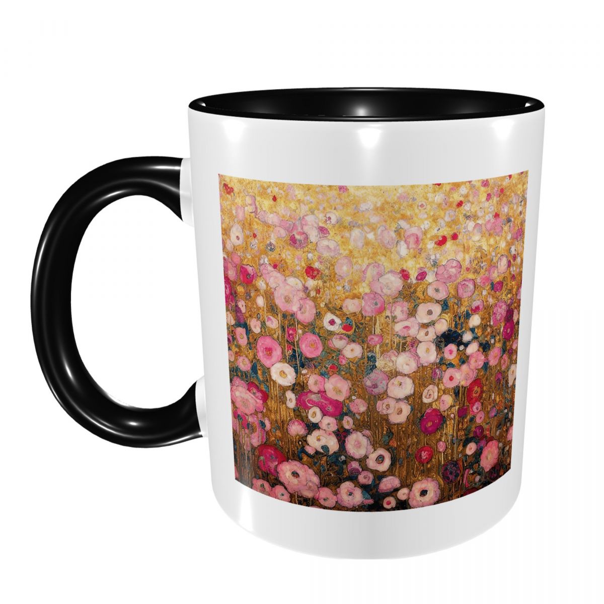 Gustav Klimt Pink Flower Garde - Coffee Tea Garden recension och pris