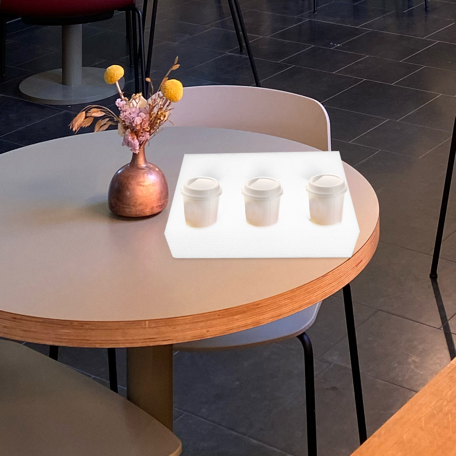 2Pcs Beverage Cup Holder Tray  - Coffee Tea Drink recension och pris