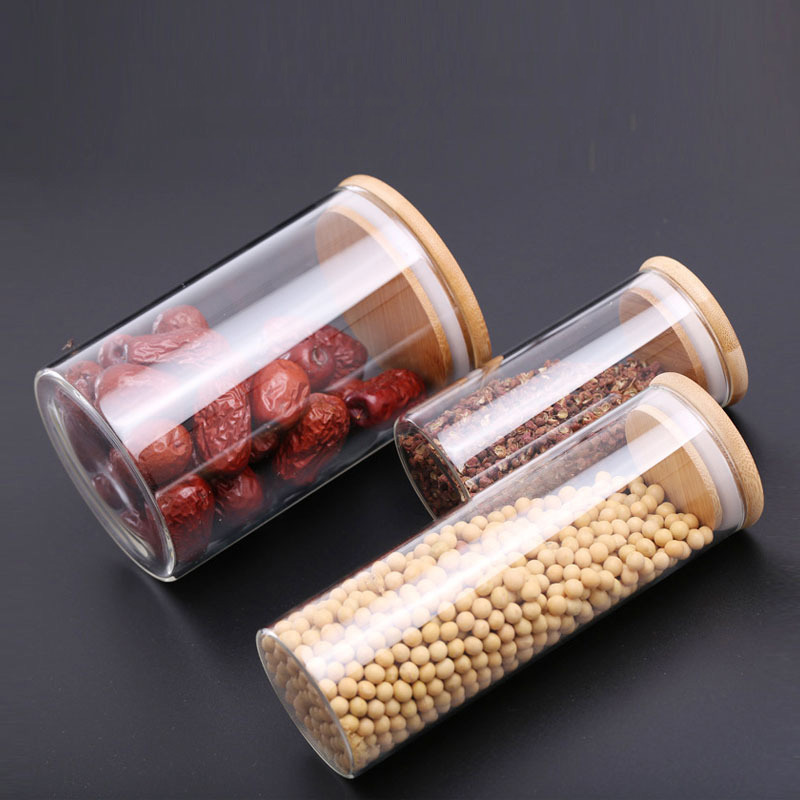 Glass Food Storage Jars with A - Coffee Tea And Bean Leaf recension och pris