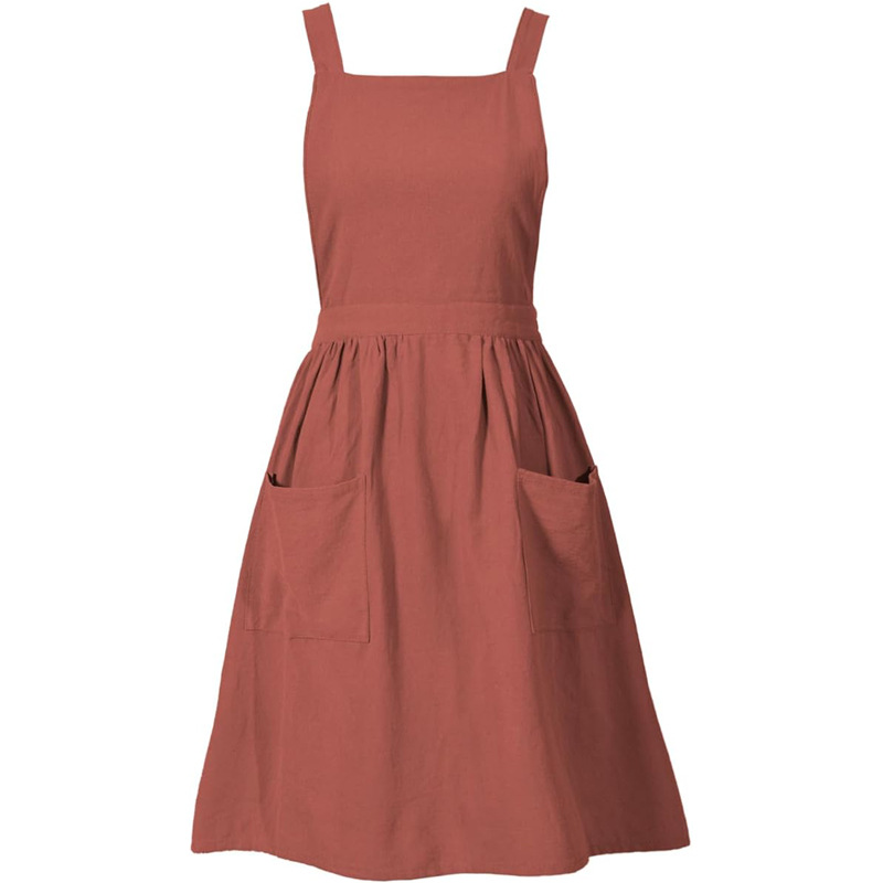 Canvas apron made of cotton su - Coffee Tea Garden recension och pris