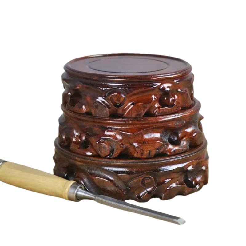 Wooden Plant Saucer & Flower P - Coffee Tea Garden recension och pris