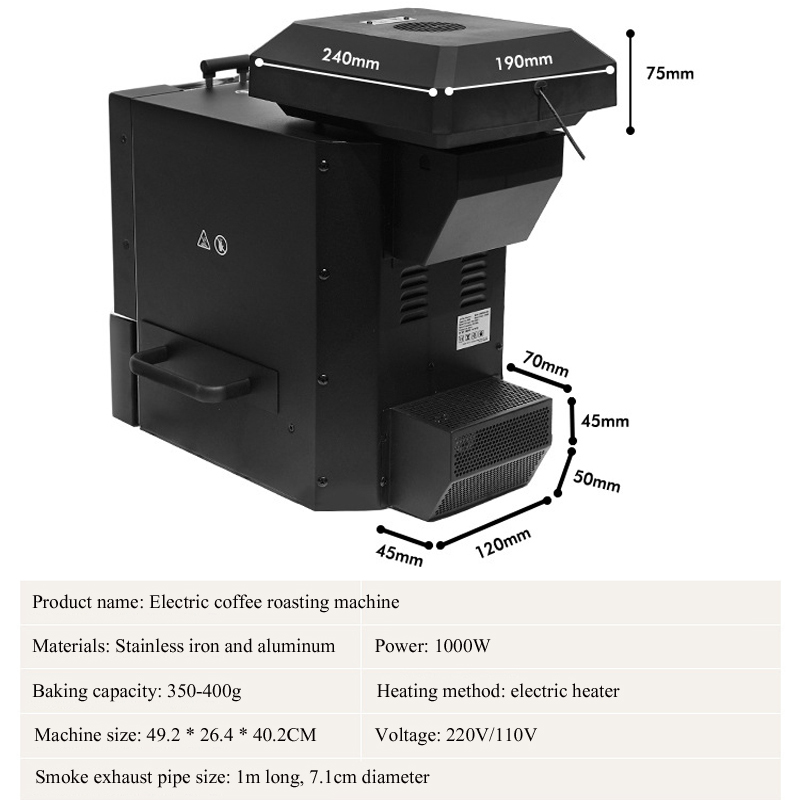 500g Coffee Roaster 3 Roasting - Coffee Bean recension och pris