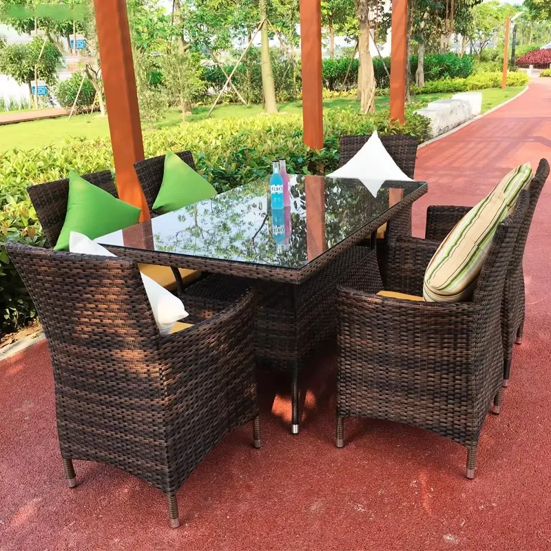 Outdoor Rattan Table and Chair - Coffee Tea Garden recension och pris