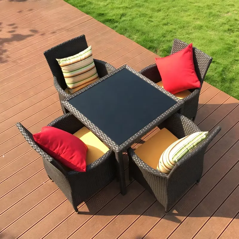 Outdoor Rattan Table and Chair - Coffee Tea Garden recension och pris