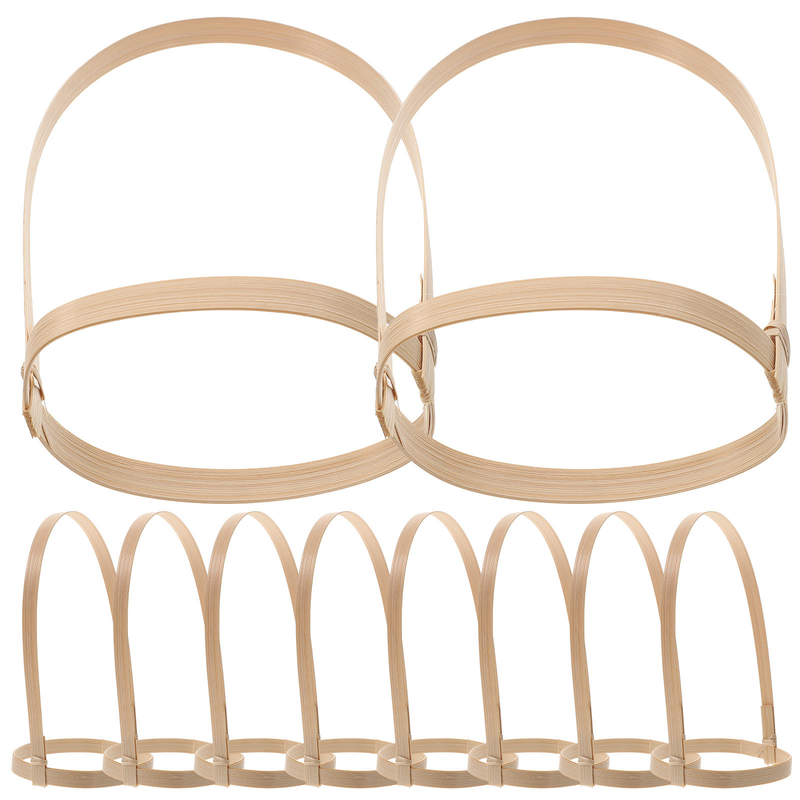 10Pcs Bamboo Drink Carrier Cof - Coffee Tea Drink recension och pris