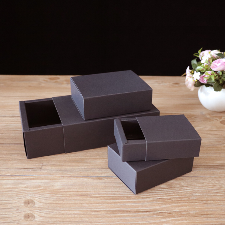 20PCS 350gsm Drawer Kraft Blac - Coffee Tea Logo recension och pris