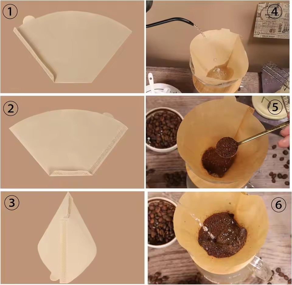 50pcs/set Log Pulp Paper Coffe - Coffee Tea Brew recension och pris