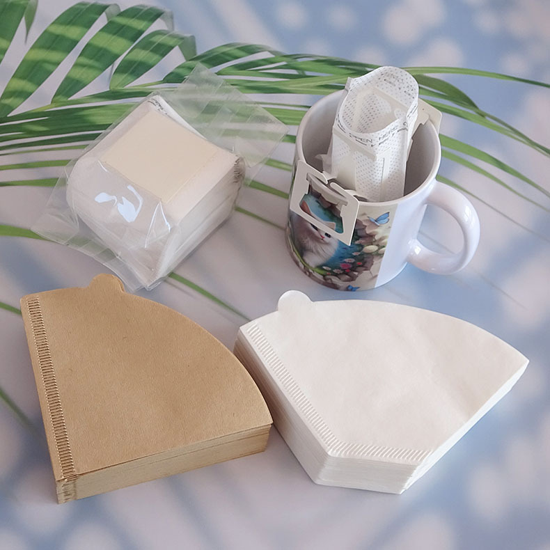 50pcs/set Log Pulp Paper Coffe - Coffee Tea Brew recension och pris