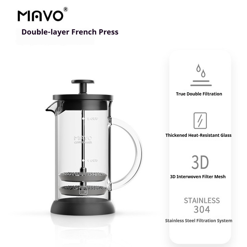 MAVO French Press Coffee Maker - Coffee Tea Home recension och pris