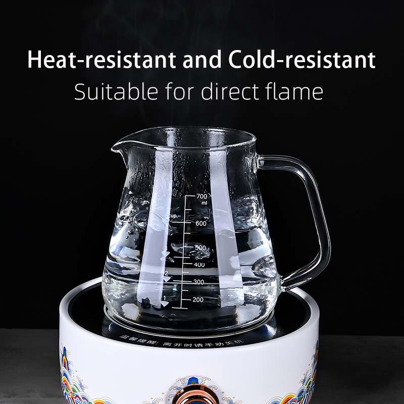 New High Borosilicate 700ml  G - Coffee Tea Set recension och pris