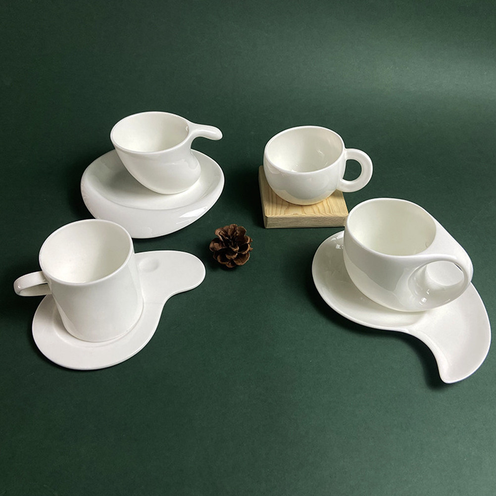 1Set Ceramic Coffee Cup Saucer - Coffee Tea Home recension och pris