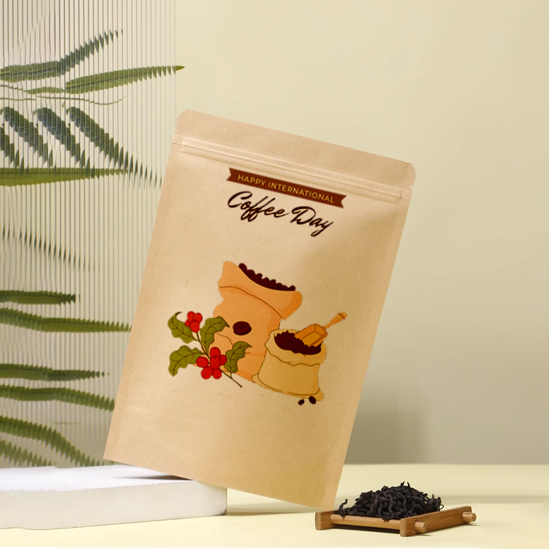 Print Craft paper Zipper Bag R - Coffee Tea Logo recension och pris