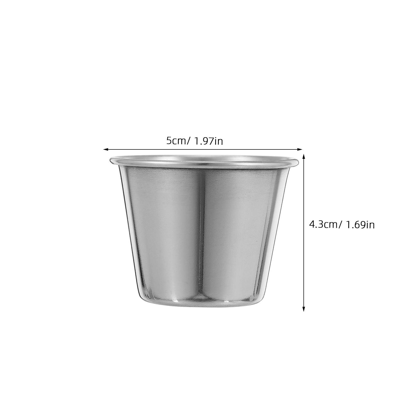 12Pcs Stainless Steel Short Cu - Coffee Tea Drink recension och pris