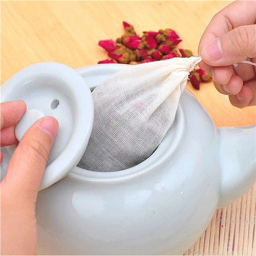 1pc/10Pcs Cotton Tea Bags Musl - Coffee Tea Garden recension och pris