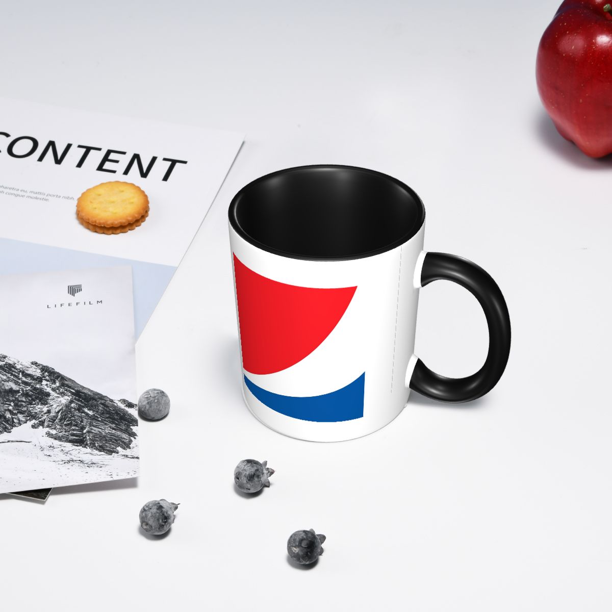 Pepsi Logo Zoomed Mug Funny Ce - Coffee Tea Logo recension och pris