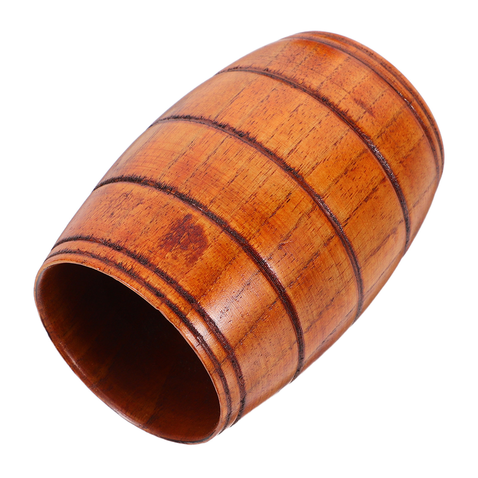Wooden Beer Barrel Mug Natural - Coffee Tea Drink recension och pris