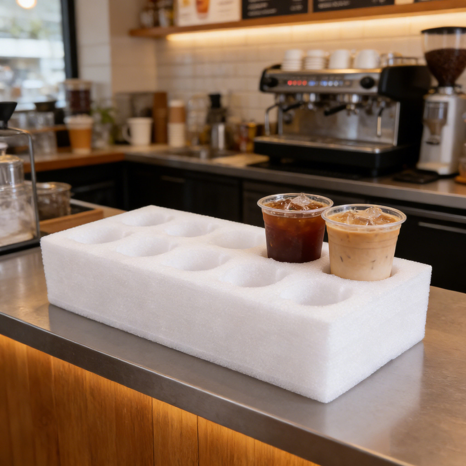 10 Cups Foam Take Out Drink Ca - Coffee Tea Drink recension och pris