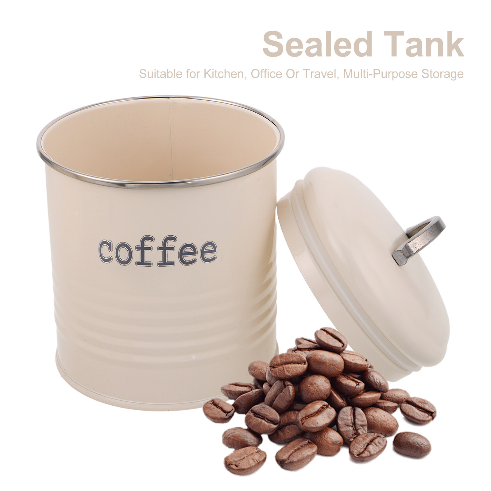 3Pcs Sealed Coffee Bean Contai - Coffee Tea Set recension och pris